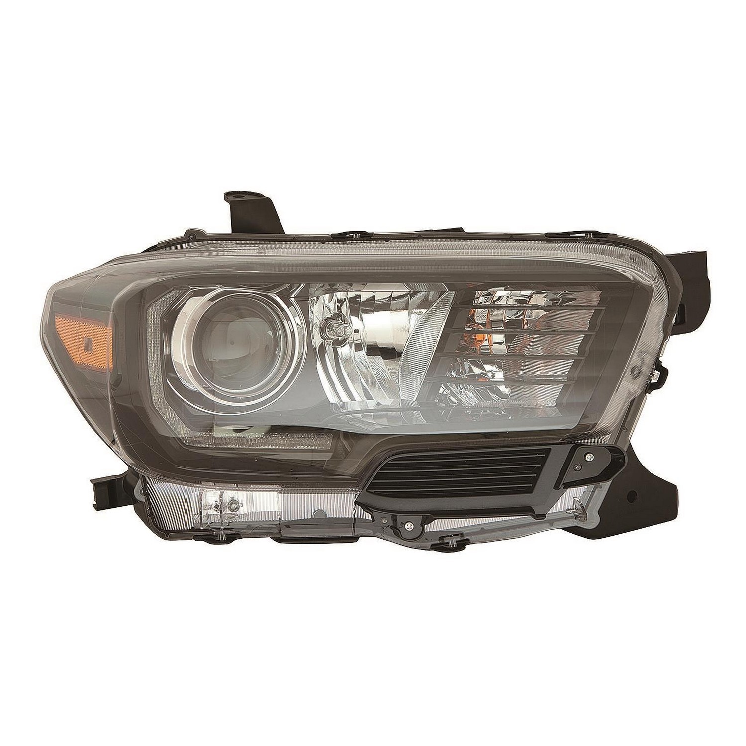 Headlight Assembly Composite Right w/LED DRL w/LED Fog Lamps CAPA for Toyota Tacoma 2017–2019