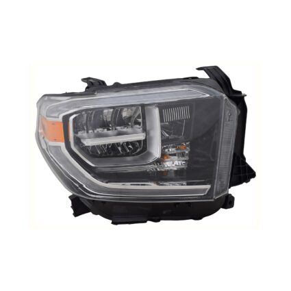 Headlight Assembly Composite Right LED w/o Smoke Lens CAPA for Toyota Tundra 2018–2021