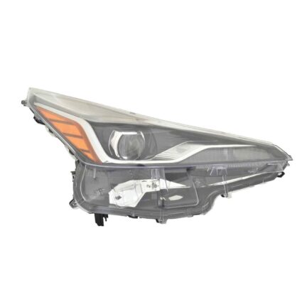 Headlight Assembly Composite Right w/o Adaptive Headlamps w/Fog Lamps CAPA for Toyota Prius 2019–2022