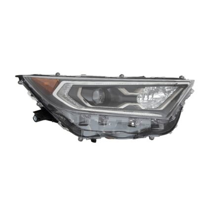 Headlight Assembly Composite Right w/o Adaptive Headlamps CAPA for Toyota RAV4 Prime 2021