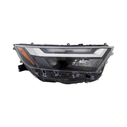 Headlight Assembly Composite Right LED w/Bulb Signal Lamp North America Built for Toyota RAV4 Adventure Trail XLE Premium TRD Off-Road XLE LE Hybrid LE 2022–2024