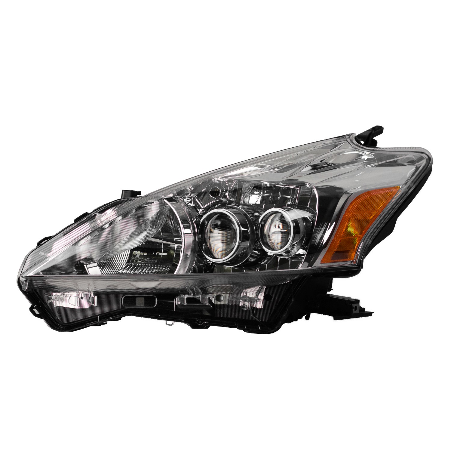 Headlight Lens Housing Left LED w/LED Bulb for Toyota Prius V 2012–2013