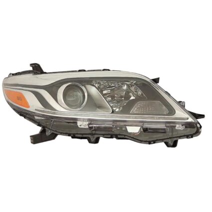 Headlight Lens Housing Right HID CAPA for Toyota Sienna 2015–2020