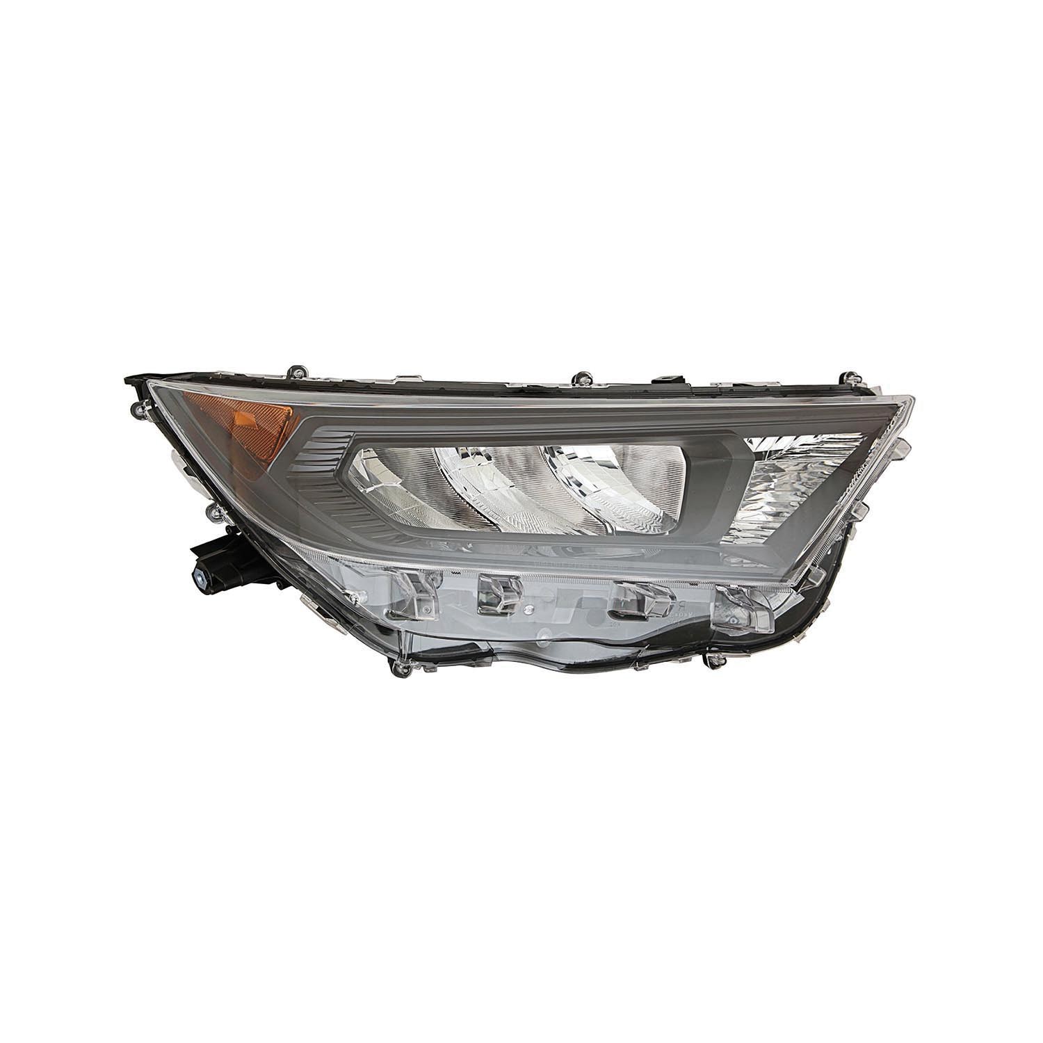Headlight Lens Housing Right Japan Built CAPA for Toyota RAV4 LE Hybrid LE 2019–2022