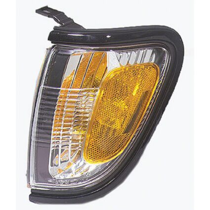Parking Light Assembly Left Park/Marker Combo w/Black Sand Pearl Bezel (paint Code 209) CAPA for Toyota Tacoma 2001–2004
