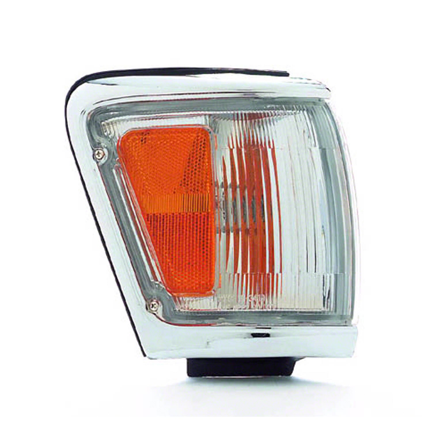 Parking Light Assembly Right Park/Marker Combination w/Chrome Rim for Toyota 4Runner 1992–1995