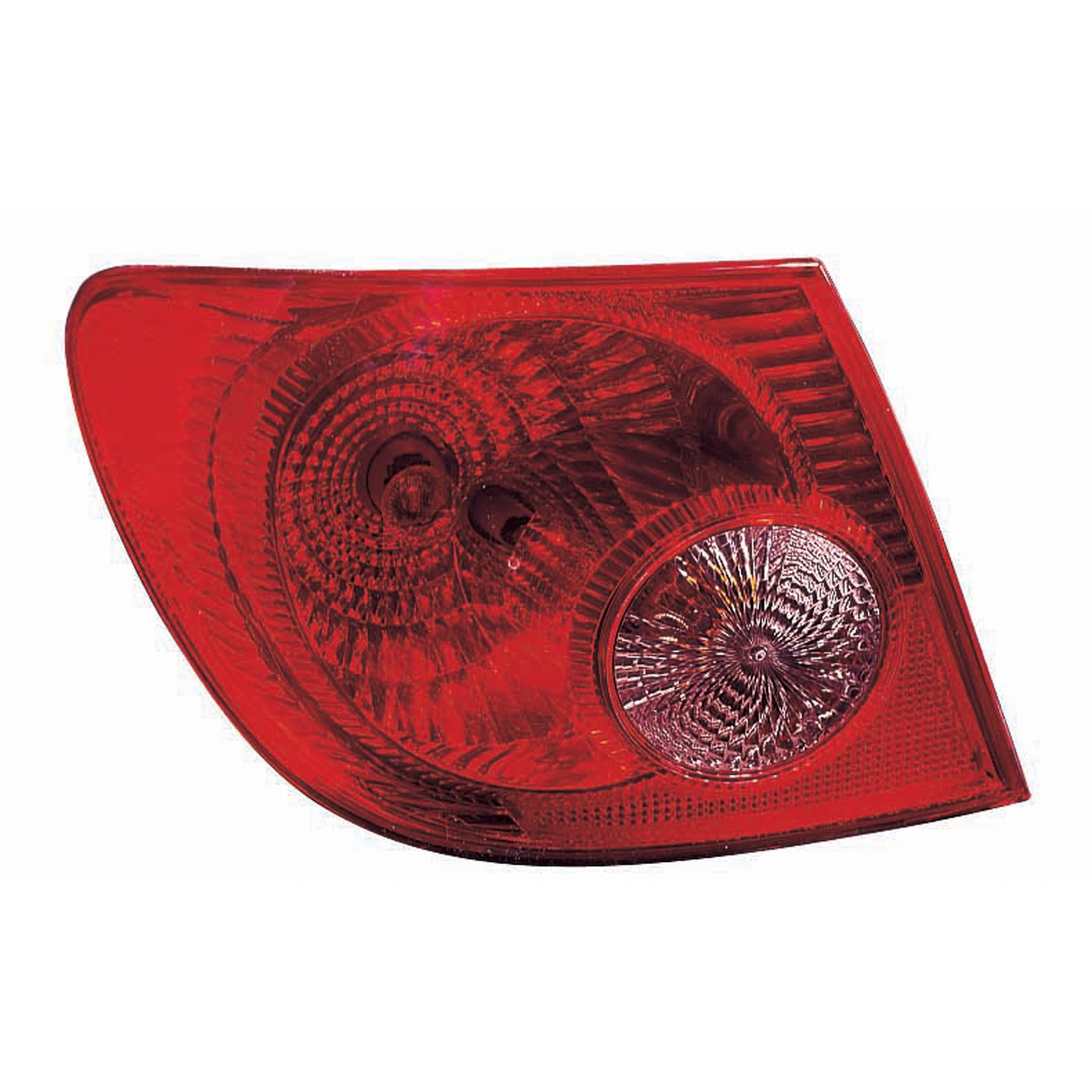 Tail Light Assembly Left CAPA for Toyota Corolla 2005–2008