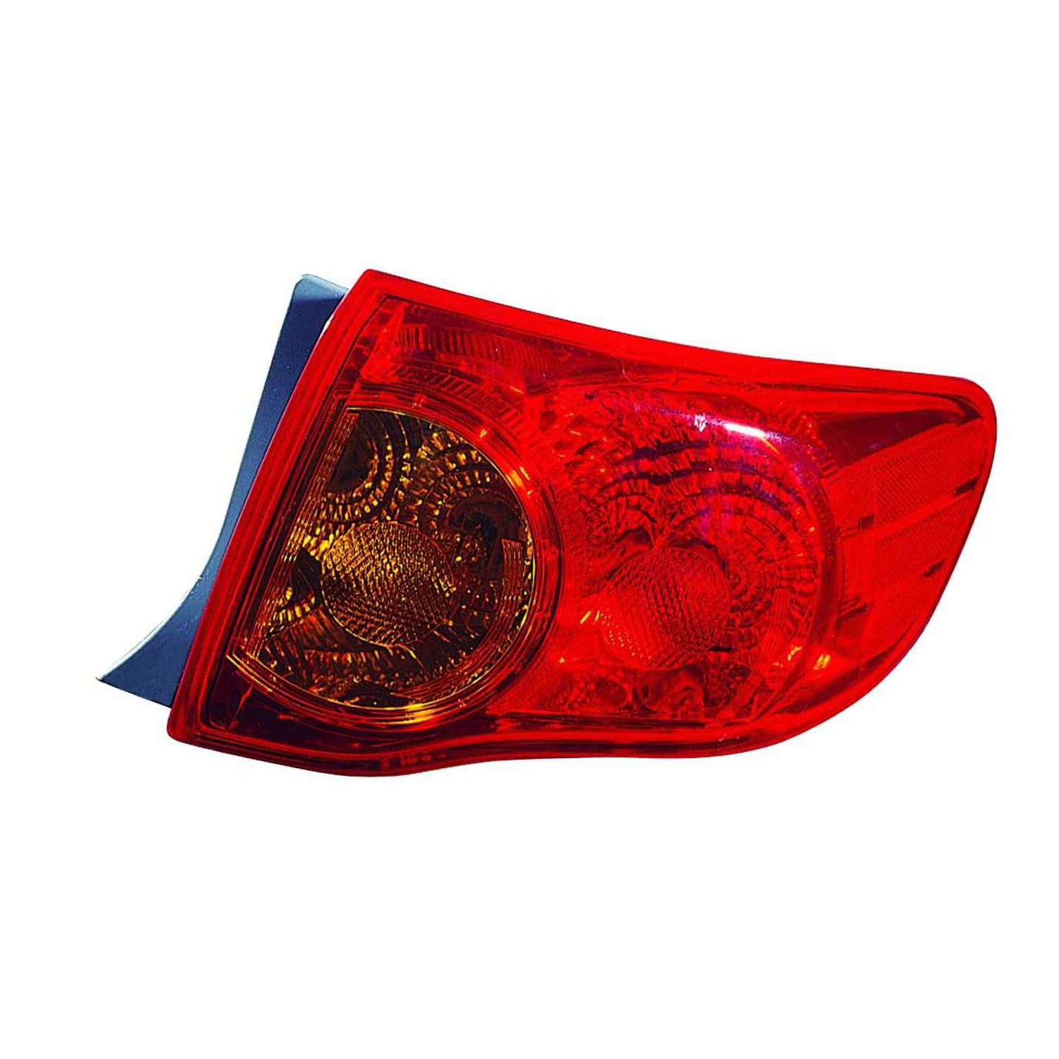 Tail Light Assembly Right Canada Built CAPA for Toyota Corolla 2009–2010