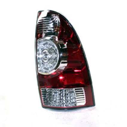 Tail Light Assembly Right LED Type w/Wiring Harness Clear Center Lens for Toyota Tacoma 2009–2015