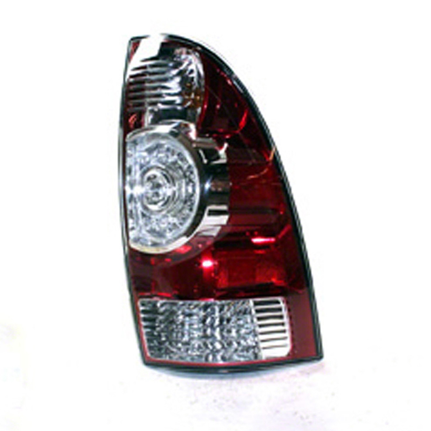 Tail Light Assembly Right LED Type w/Wiring Harness Clear Center Lens for Toyota Tacoma 2009–2015