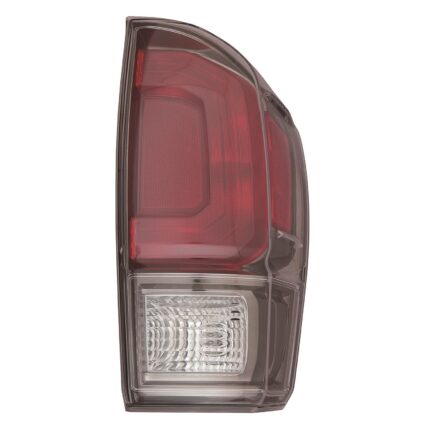 Tail Light Assembly Right Smoke Bezel CAPA for Toyota Tacoma Limited 2016–2019