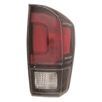Tail Light Assembly Right w/Black Bezel CAPA for Toyota Tacoma 2017–2019