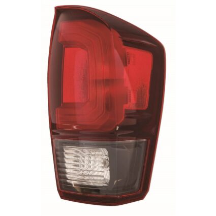 Tail Light Assembly Right w/o Black Bezel for Toyota Tacoma TRD Sport SR TRD Off-Road SR5 Base 2018–2023