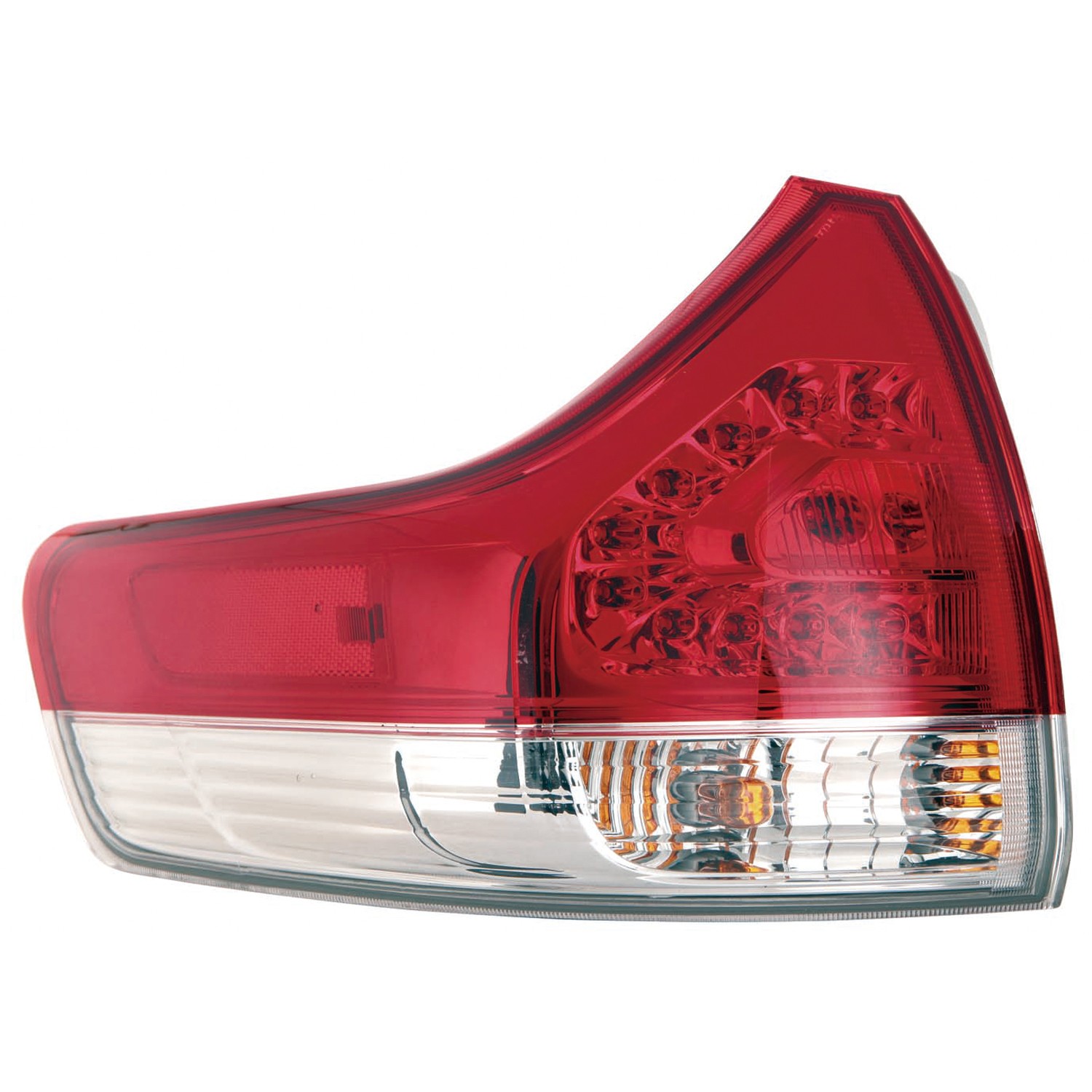 Tail Light Assembly Left Outer CAPA for Toyota Sienna Limited Base LE XLE 2011–2014