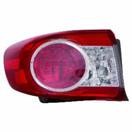 Tail Light Assembly Left Outer Len/Housing Japan Built for Toyota Corolla 2011–2013