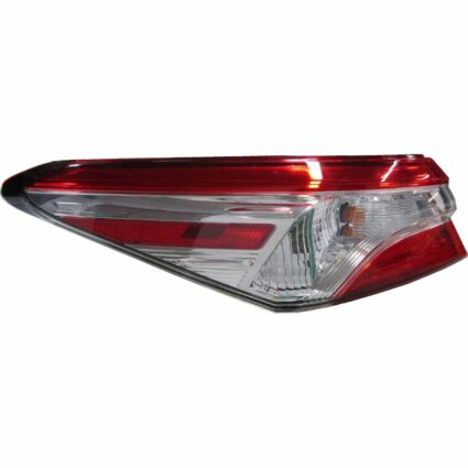 Tail Light Assembly Left Outer North America Built CAPA for Toyota Camry L LE Hybrid LE 2018–2020