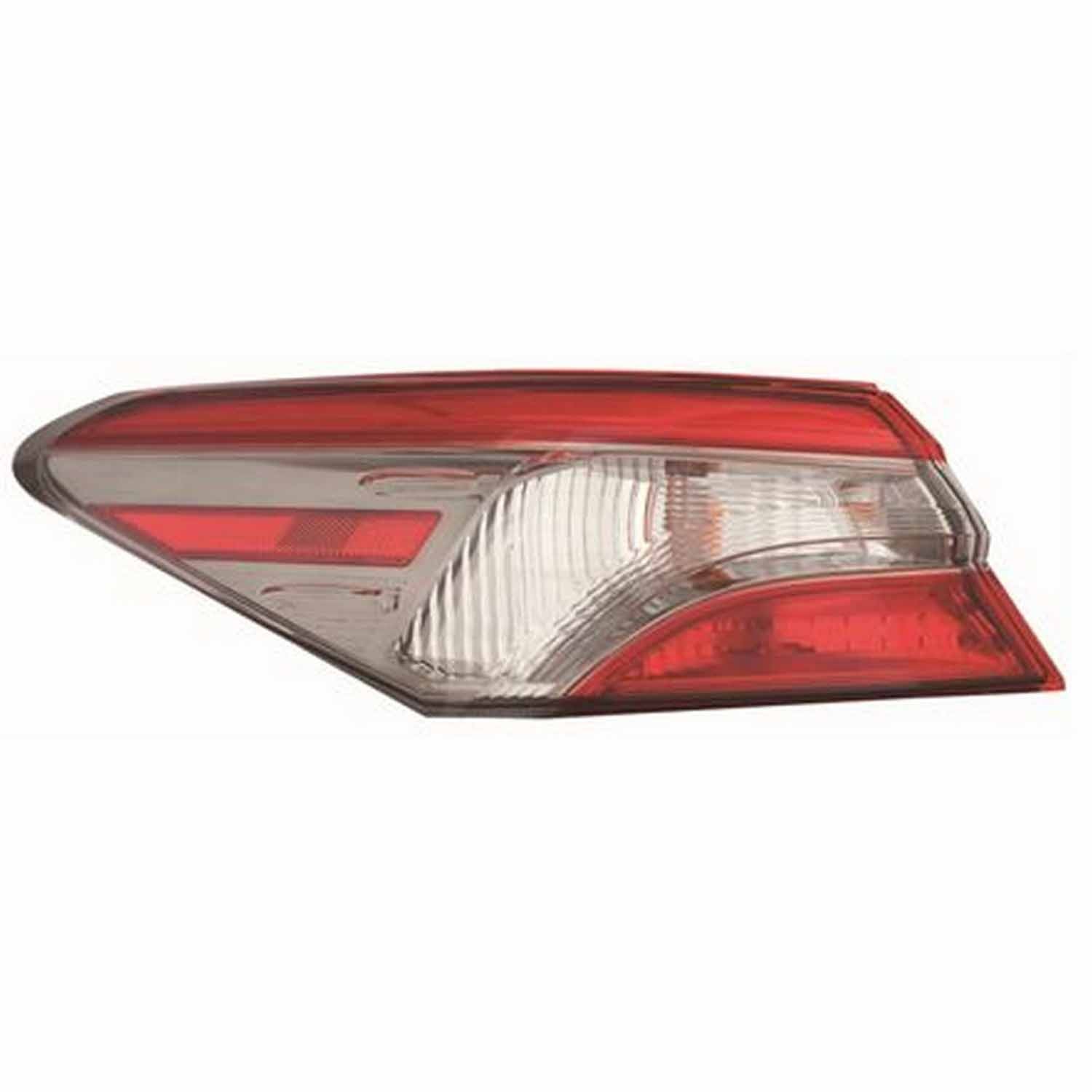 Tail Light Assembly Left Outer North America Built CAPA for Toyota Camry Hybrid SE SE SE Nightshade 2018–2020