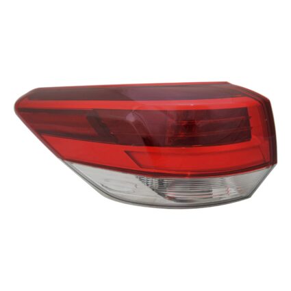 Tail Light Assembly Left Outer CAPA for Toyota Highlander 2018–2019