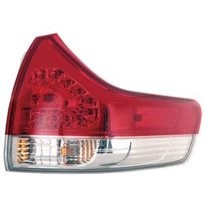Tail Light Assembly Right Outer CAPA for Toyota Sienna Limited Base LE XLE 2011–2014