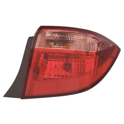 Tail Light Assembly Right Outer Halogen CAPA for Toyota Corolla L LE LE Eco CE 2017–2019