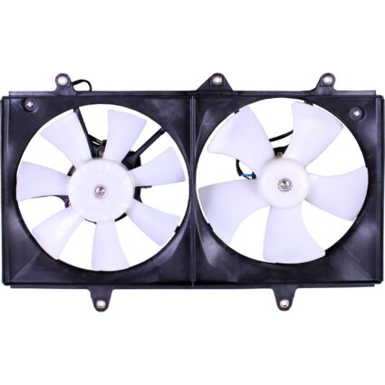 Engine Cooling Fan Assembly Includes Motor/Blade/Shroud For Radiator & AC Condenser for Toyota Corolla 1995–1999