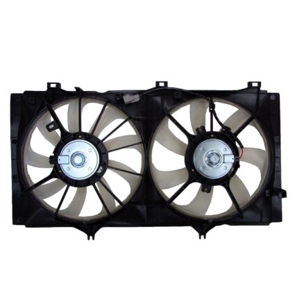 Engine Cooling Fan Assembly w/Towing Pkg Motor/Blade/Shroud Dual Fan Assembly for Toyota Camry Base SE LE XLE 2010–2011