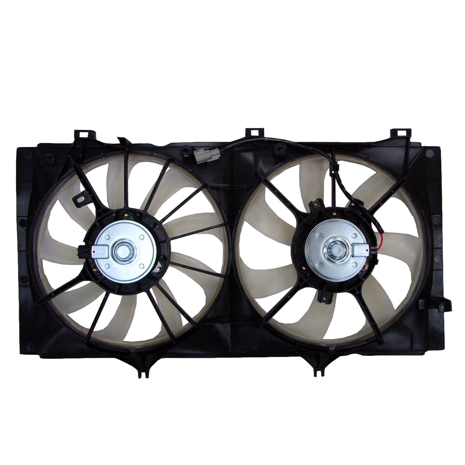 Engine Cooling Fan Assembly w/Towing Pkg Motor/Blade/Shroud Dual Fan Assembly for Toyota Camry Base SE LE XLE 2010–2011