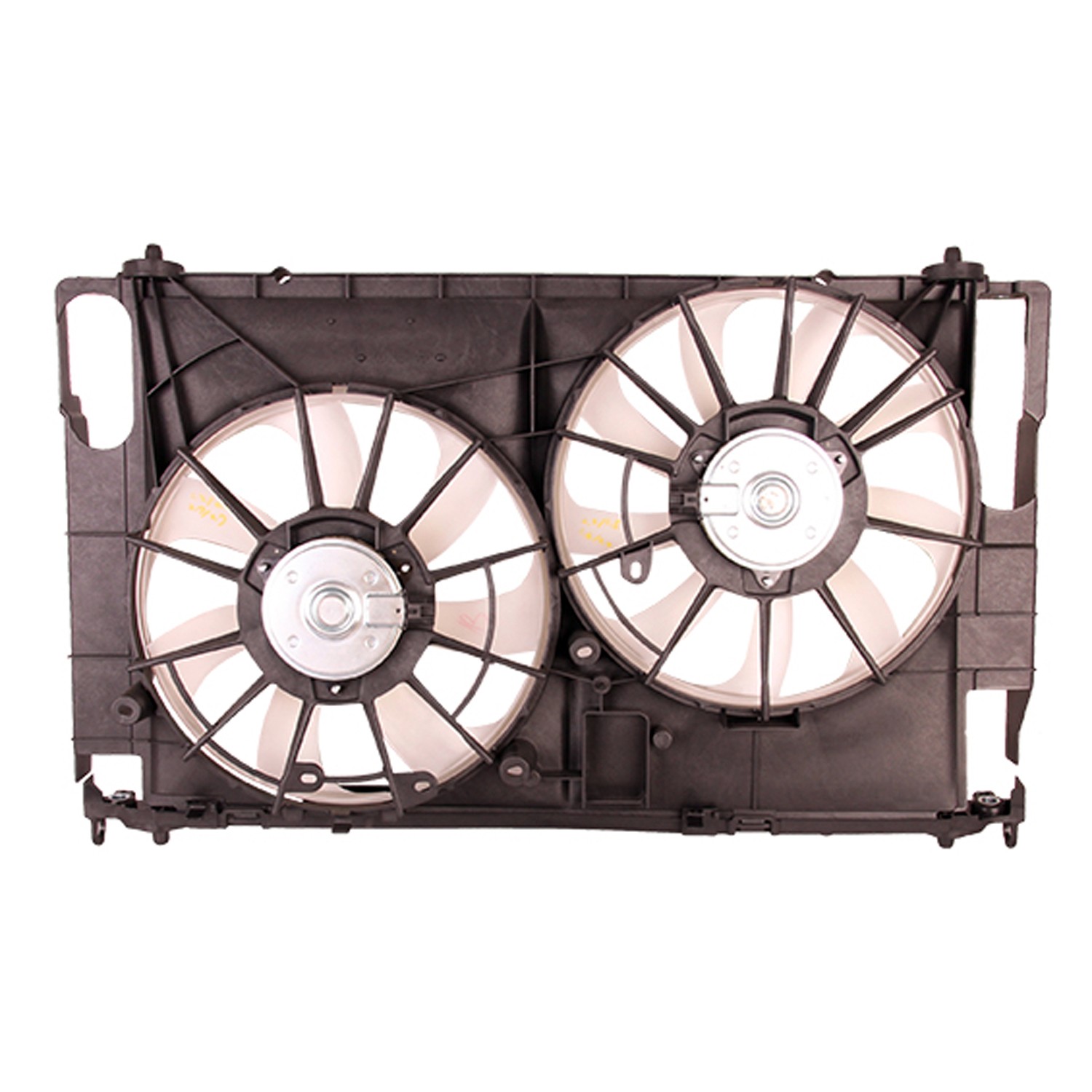 Engine Cooling Fan Assembly Motor/Blade/Shroud Dual Fan Assy North America/Japan Built for Toyota RAV4 2013–2018
