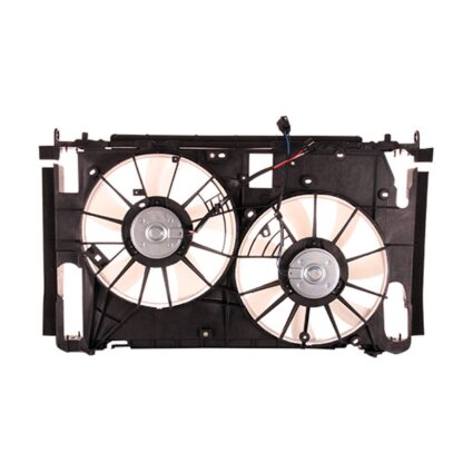 Engine Cooling Fan Assembly w/o Towing Pkg Motor/Blade/Shroud Dual Fan Assembly North America Built for Toyota RAV4 2009–2012