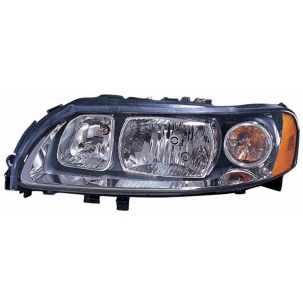 Headlight Assembly Composite Left Halogen CAPA for Volvo S60 2005–2009