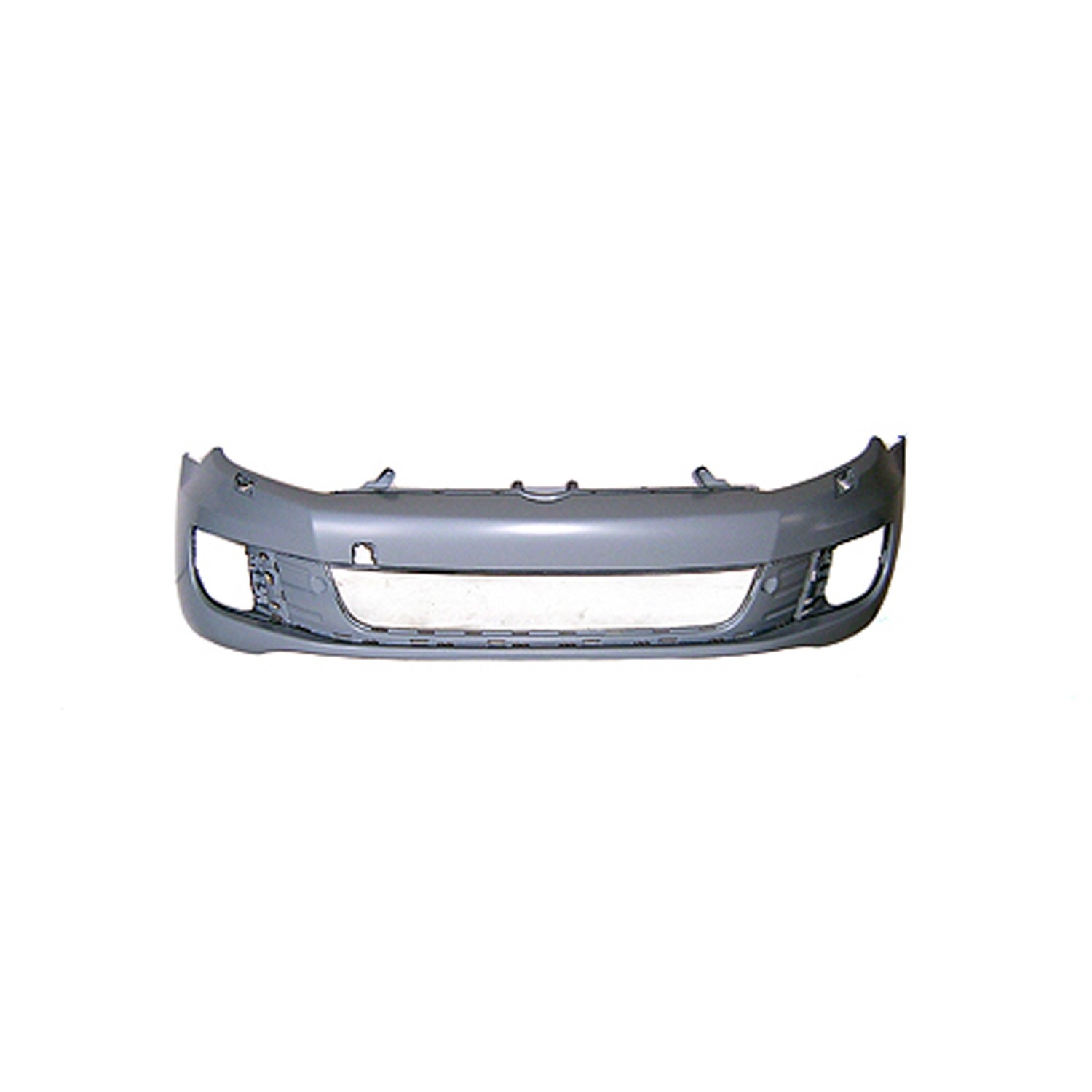Bumper Cover Front w/Side Repeater Lamps w/Side Signal Lamp w/Headlamp Washer w/o Parking Assist Primed for Volkswagen Golf GTI