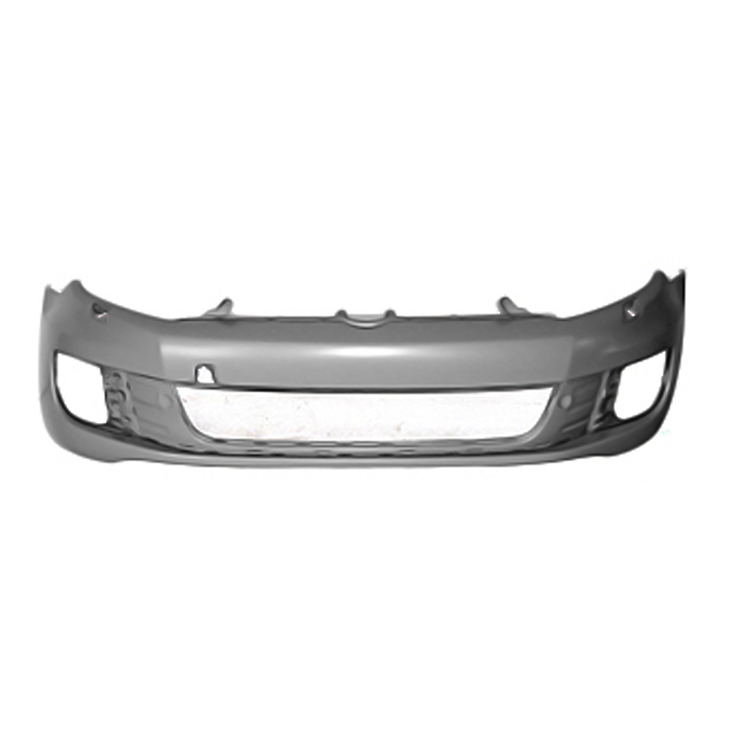 Bumper Cover Front w/Side Repeater Lamps w/Side Signal Lamp w/Headlamp Washer w/o Parking Assist Primed CAPA for Volkswagen Golf GTI