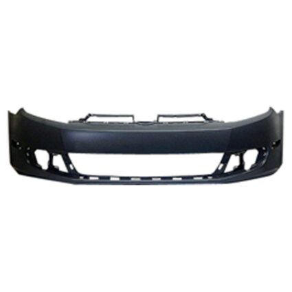 Bumper Cover Front w/o Headlamp Washer w/o Parking Assist Primed for Volkswagen Golf GTI
