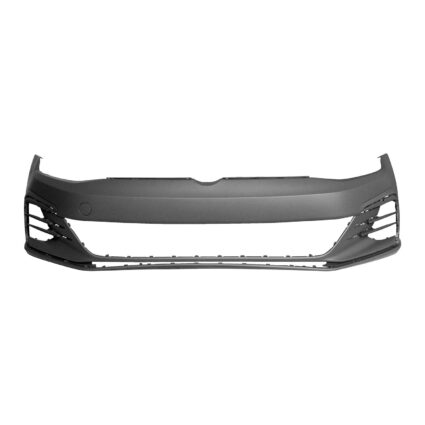 Bumper Cover Front w/o Headlamp Washers w/o Parking Aid Sensors Primed for Volkswagen GTI 2018–2021