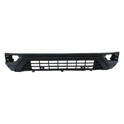 Bumper Cover Front Lower w/o R-LINE w/o Block Heater w/Parking Aid w/o Front View Camera Black CAPA for Volkswagen Atlas S SEL Premium Trendline Highline Comfortline Execline Launch Edition SE SEL 2018–2020