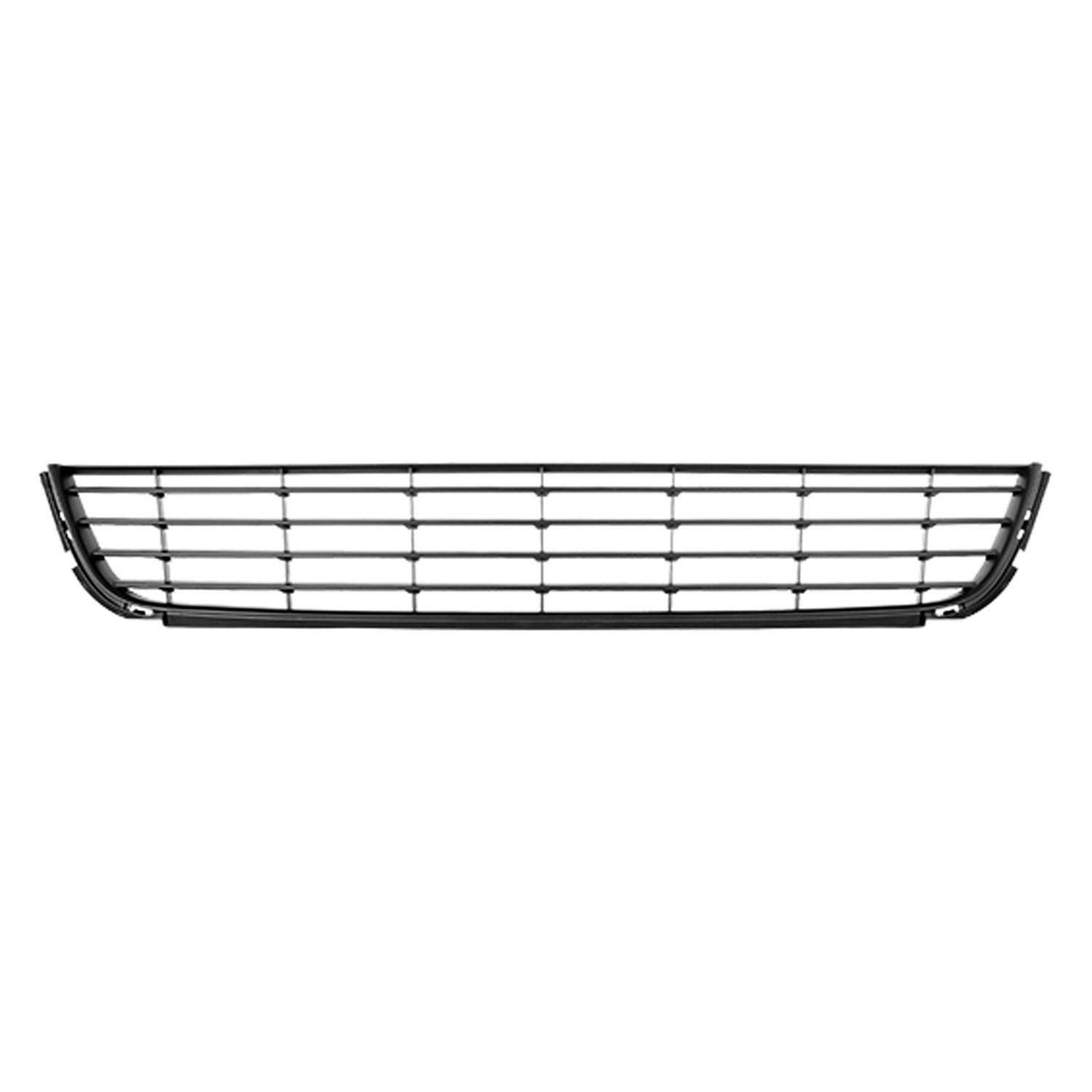 Bumper Cover Grille Front Black CAPA for Volkswagen Golf Jetta