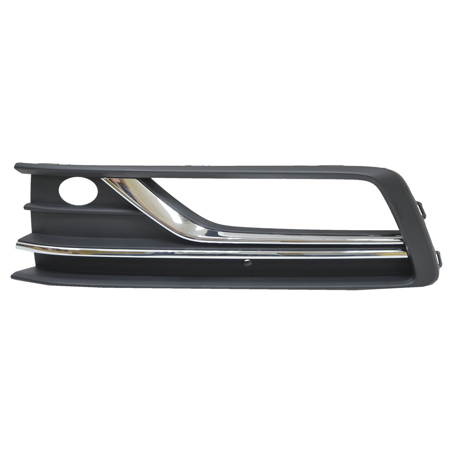 Bumper Insert Front Left Outer Grille w/Fog Lamps w/Block Heater for Volkswagen Passat 2016–2019