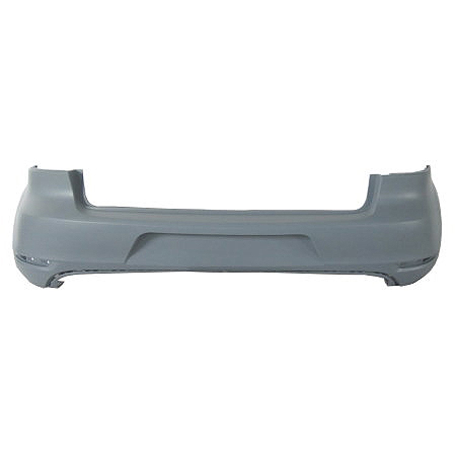 Bumper Cover Rear w/o Parking Assist Primed CAPA for Volkswagen GTI 2010–2014