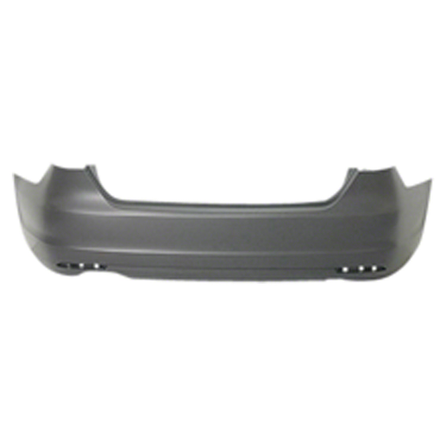 Bumper Cover Rear w/o GLI w/o Parking Assist Primed for Volkswagen Jetta Sedan S Sport Base Active Sportline Trendline Highline Comfortline TDI Comfortline TDI Highline Bicentenario Style SE SEL TDI TDI Premium Highline TDI Comfortline TDI Hybrid SE Hybrid SEL Hybrid Trendline Hybrid Comfortline Hybrid Highline Hybrid GLI Comfort Comfort TDI Hybrid SEL Premium 2011–2014