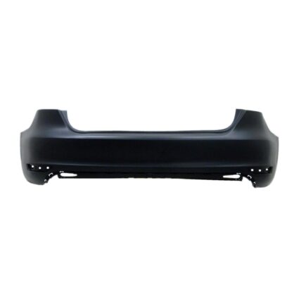 Bumper Cover Rear w/o Parking Assist Primed CAPA for Volkswagen Jetta 2011–2015