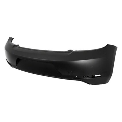Bumper Cover Rear w/o Park Assist Primed CAPA for Volkswagen Beetle 2012–2016
