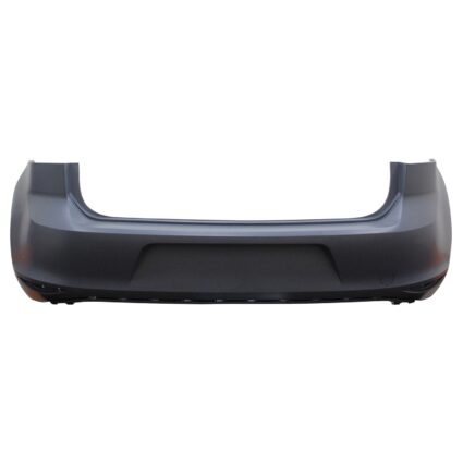 Bumper Cover Rear w/o Parallel Park Assist Primed for Volkswagen Golf 2015–2017
