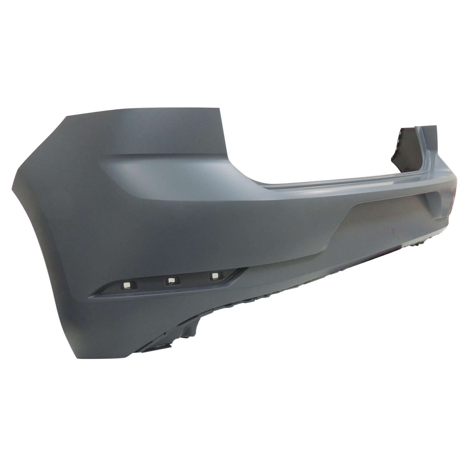 Bumper Cover Rear w/o Parallel Park Assist Primed CAPA for Volkswagen Golf GTI