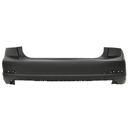 Bumper Cover Rear w/o Parking Sensors Primed CAPA for Volkswagen Jetta SEL Premium Execline R-Line SEL 2019–2021