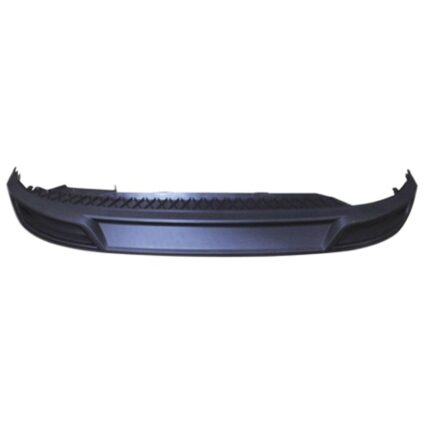 Bumper Valance / Grille Kit Rear Retangular Dual Exhaust Black Panel for Volkswagen Jetta Execline R-Line SEL 2019–2021