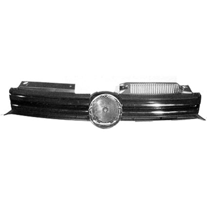 Grille Assembly Black for Volkswagen Golf 2010–2014