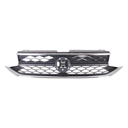 Grille Assembly w/o Light Bar w/Collision Mitigation for Volkswagen Taos S Trendline Comfortline SE 2022–2024