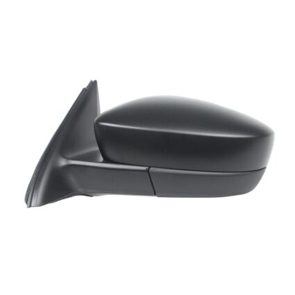 Door Mirror Assembly Left Power Heated w/o Signal Lamp w/o Lane Change Assist w/Cover Textured for Volkswagen Jetta 2011–2018