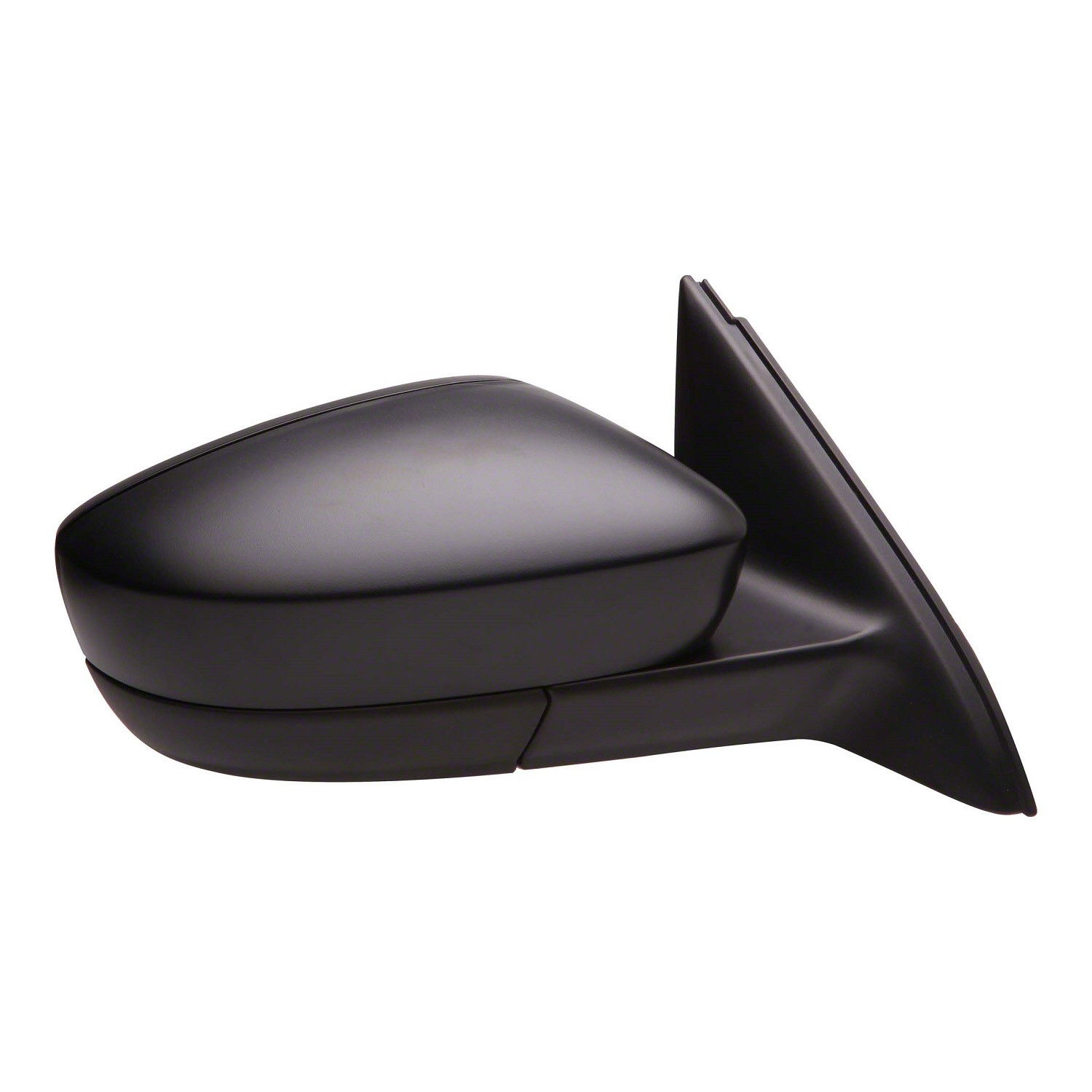 Door Mirror Assembly Right Manual Remote w/Cover Textured Black for Volkswagen Jetta 2011–2015