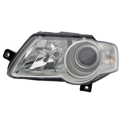 Headlight Assembly Composite Left Halogen Hella Brand for Volkswagen Passat 2006–2010